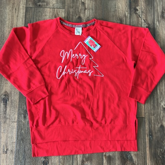 NWT Royce Brand Merry Christmas Crewneck Red Sweater Women’s Size XXL - Picture 8 of 10